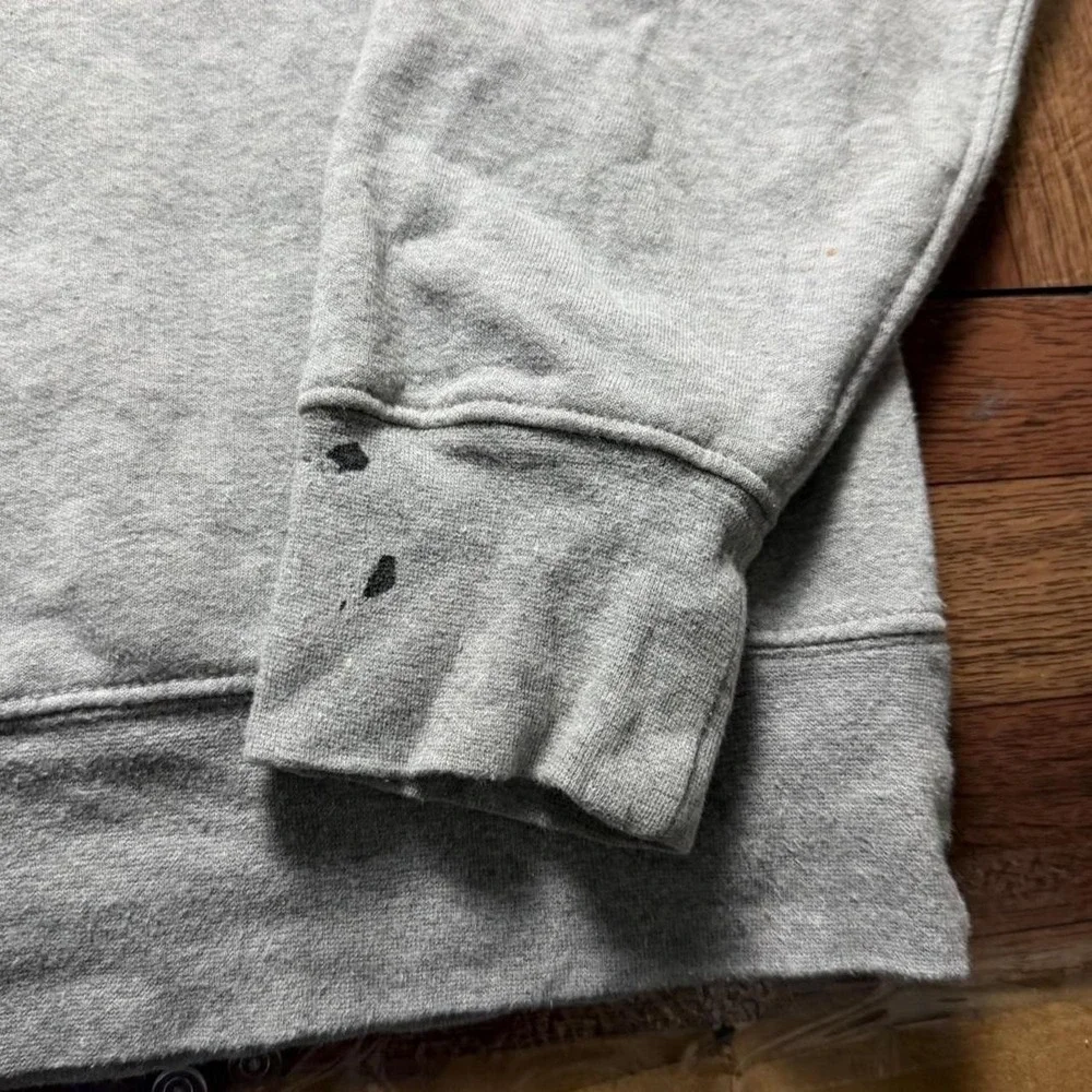 Polo Ralph Lauren Grey Fleece Las Vegas Polo Bear Sweatshirt Medium FLAWS